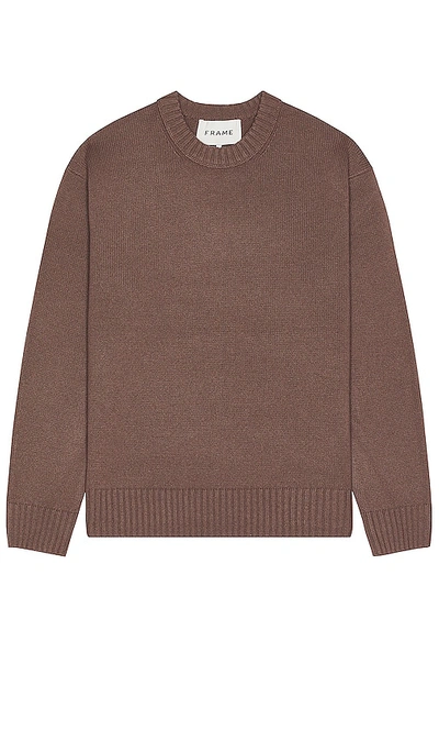 Frame Cashmere Sweater In Dry Rose