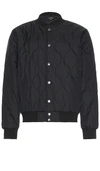 BRIXTON DILLINGER QUILTED BOMBER JACKET