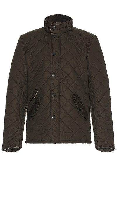 Barbour Powell Quilt Jacket In Green