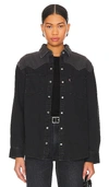 Levi's Teodora Western Shirt Chambray In Done & Dusted 2