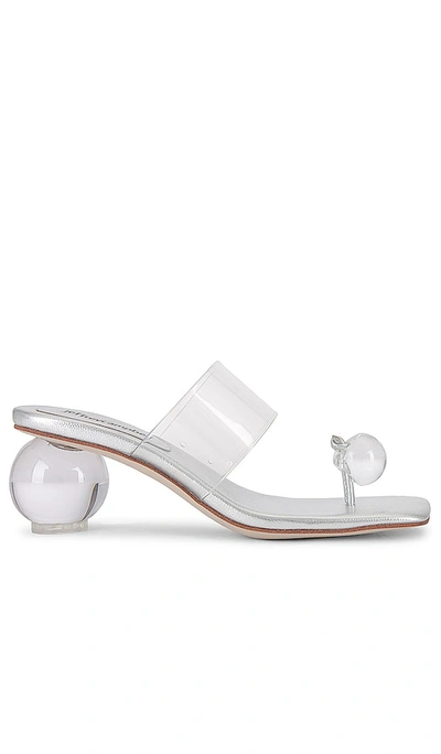 Jeffrey Campbell Latus Sandal In Metallic Silver