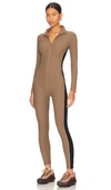 Year Of Ours Thermal Ski Onesie In Taupe