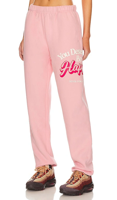 The Mayfair Group You Deserve It Sweatpants In Pink