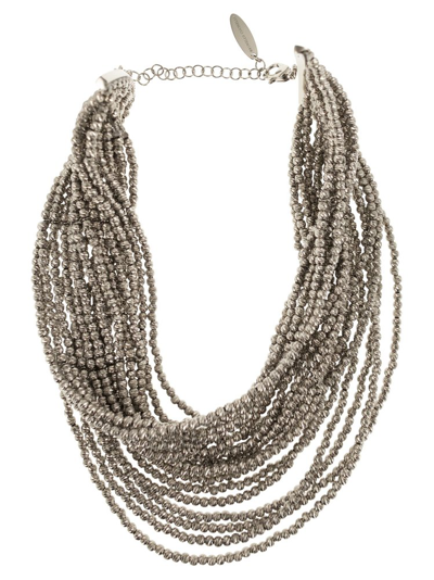 Brunello Cucinelli Necklace In 925 Silver