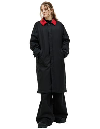 Undercover X Fragment Design Cotton Coat In Black