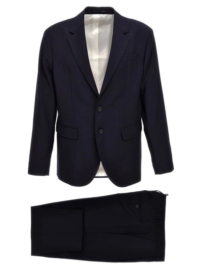 Dsquared2 Cipro Fit Single Breasted Wool Suit In Blue