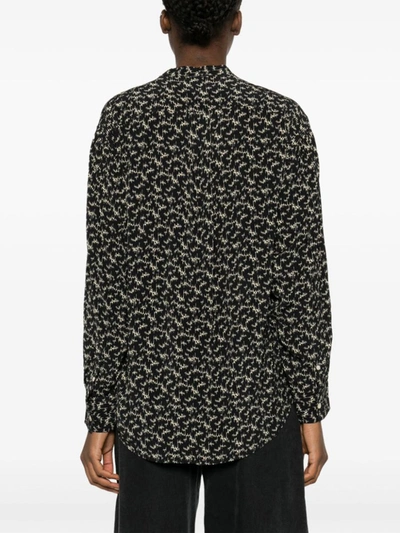 Isabel Marant Étoile Floral-print Blouse In Black