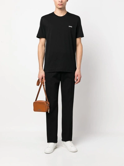 Zegna T-shirts And Polos In Black