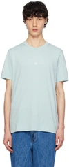 GIVENCHY BLUE EMBROIDERED T-SHIRT
