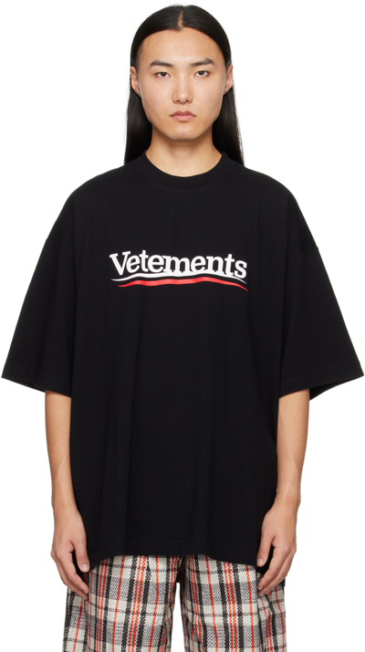 Vetements Black Campaign T-shirt