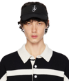 Jw Anderson Jwa Anchor Logo Baseball Cap In 999 Black