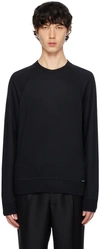 Tom Ford Black Raglan Sweatshirt In Black