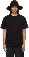 SACAI BLACK ZIP T-SHIRT