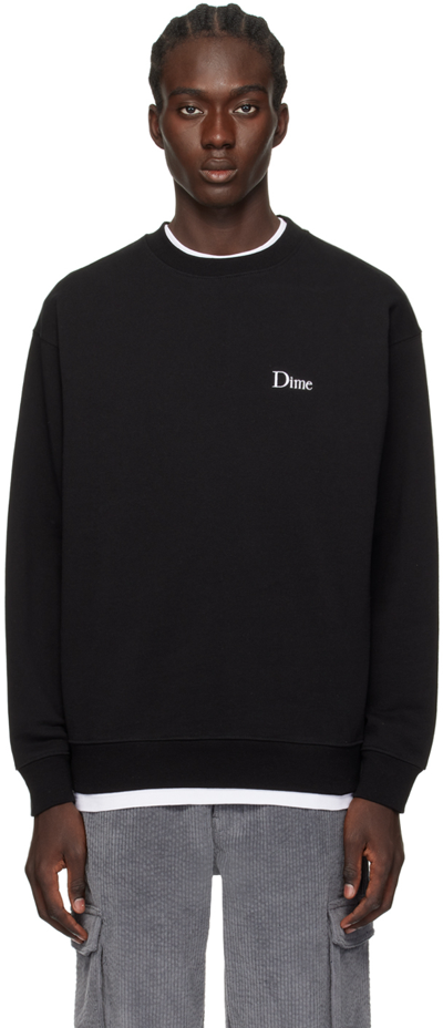 Dime Black Classic Sweatshirt