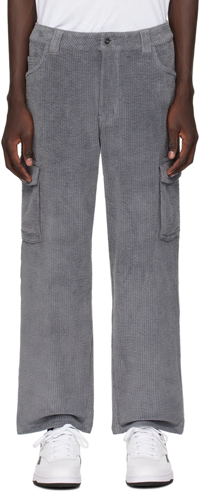 Dime Gray Relaxed Cargo Pants