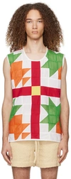 HARAGO MULTICOLOR PINEAPPLE TANK TOP