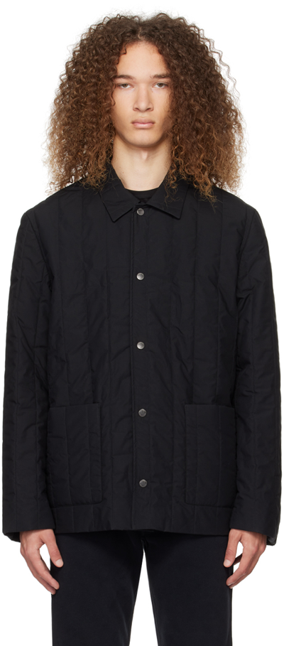 SUNSPEL BLACK QUILTED JACKET