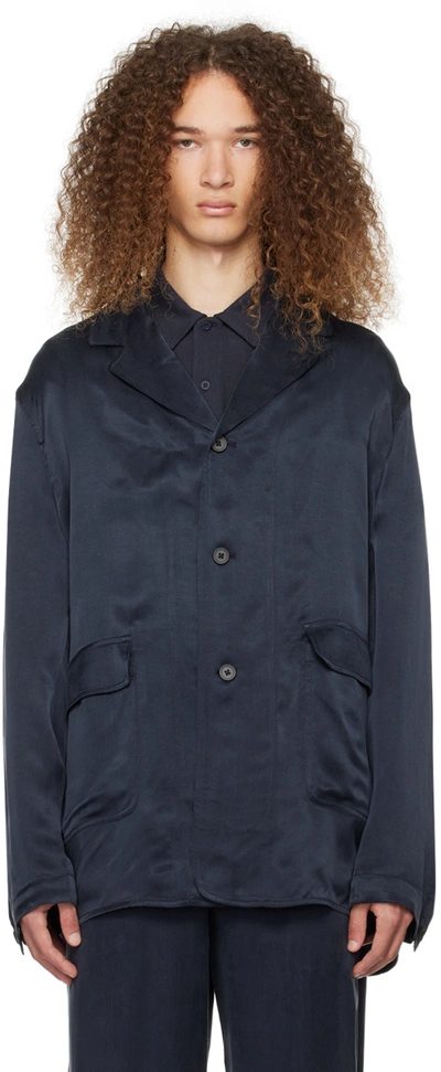 Hope Navy Feast Blazer In Dark Blue