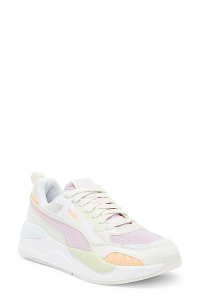 Puma X-ray 2 Square Sneaker In Vapor Gray-grape Mist-white