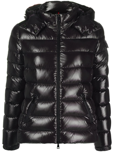 Moncler Bady Hooded Short Down Jacket Clothing In Black