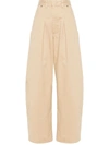 Isabel Marant Lenadi Straight Jeans In Beige