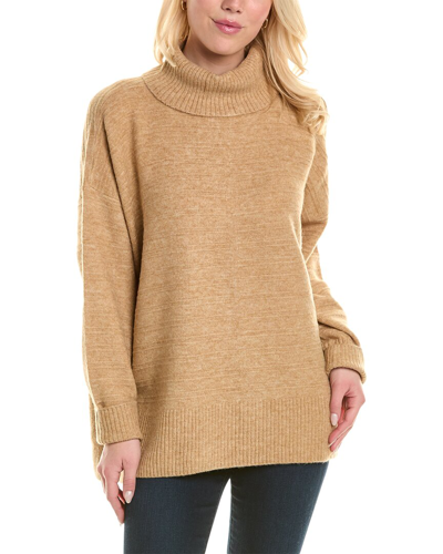 Vince Camuto Extended Shoulder Sweater In Brown
