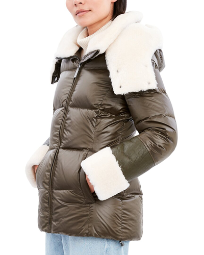 Dawn Levy Aspen Down Jacket In Brown