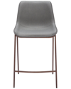 Zuo Modern Set Of 2 Magnus Counter Stools