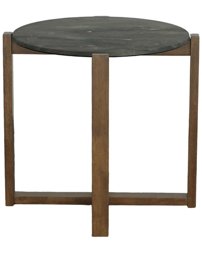 Progressive Furniture Round End Table In Brown