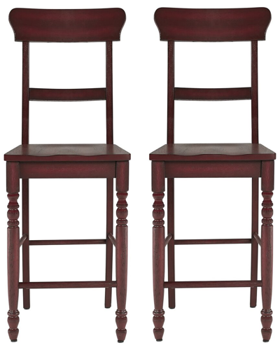 Progressive Furniture Set Of 2 Counter Chairs In Brown