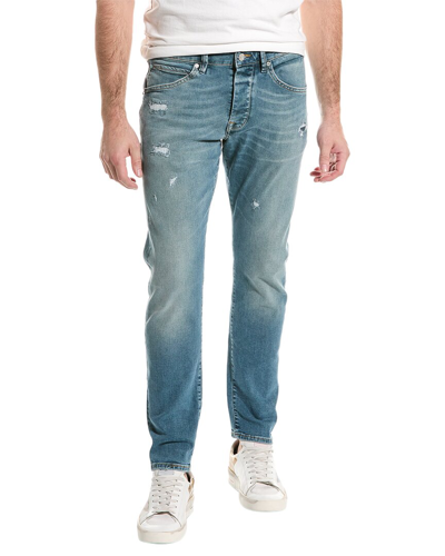 Scotch & Soda The Singel Medium Wash Slim Tapered Jean In Blue