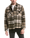 SCOTCH & SODA SCOTCH & SODA BRUSHED WOOL-BLEND OVERSHIRT