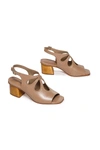 Bernardo Lainey Block Heels In Beige