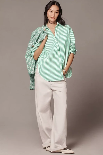 Maeve The Bennet Buttondown Shirt By  In Green