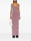 PARIS GEORGIA PINK CHARLIE KNITTED MAXI DRESS