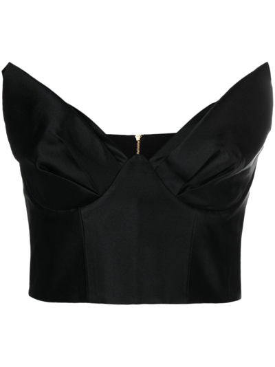 ZIMMERMANN BLACK MATCHMAKER BODIDE CROPPED TOP