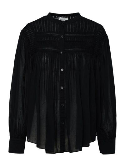 Isabel Marant Plalia Shirt In Black Cotton