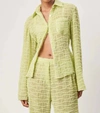Ronny Kobo Nadi Top In Lime In Green