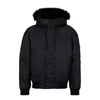 HUGO WATER-REPELLENT PADDED JACKET WITH FAUX-FUR HOOD LINING