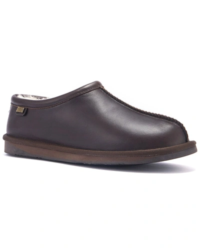 Australia Luxe Collective Outback Leather Slipper In Black
