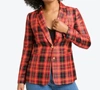 Draper James Blazer In Caroline Shimmer In Multi