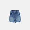 DL1961 - WOMEN'S DENIM EMILIE HIGH RISE CUT OFF SHORT IN RIGID LIGHT