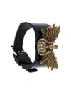 LANVIN Swan bracelet,BRASS,BOSTAURUS,PEWTER,GLASS