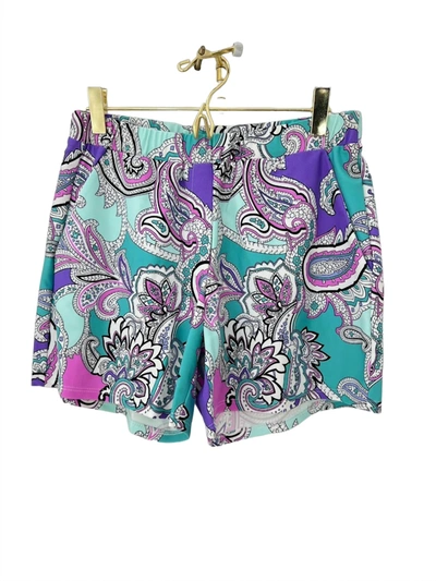 Jude Connally Ariel Shorts In Paisley Maxi Seamist In Multi