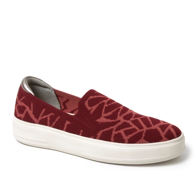 Dearfoams Women's Sophie Slip-on Sneaker In Red