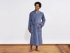 Coyuchi Unisex Air Weight Organic Robe In Multi