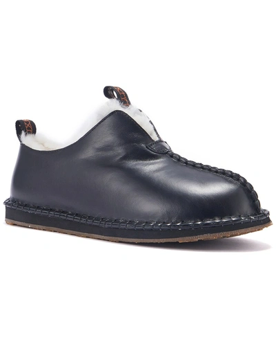 Australia Luxe Collective Hobart Leather Slipper In Black