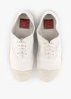 BENSIMON LACE UP TENNIS SHOE IN WHITE