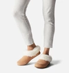 Sorel Go Coffee Run Full Suede Slipper With Cosy Lining In Multi