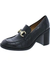 NINE WEST WOMENS BLOCK HEEL ROUND TE LOAFERS